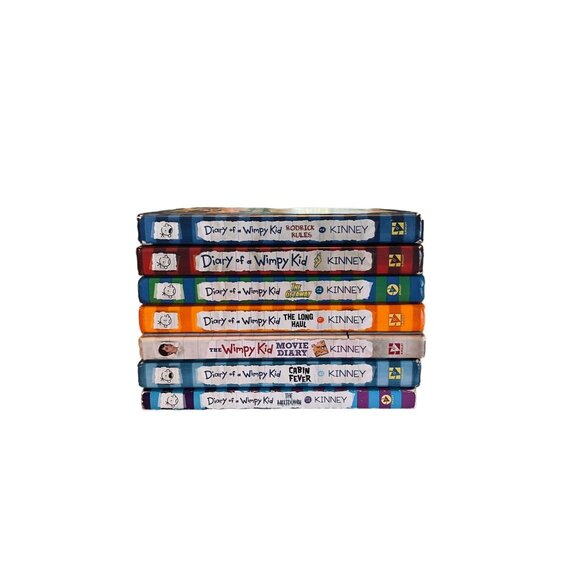 Diary Of A Wimpy Kid Book Lot - 7 Books By Jeff Kinney  Hardcover Set Includes M - Picture 10 of 11